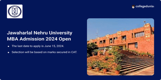 Jawaharlal Nehru University MBA Admission 2024 Open, Apply till May 30